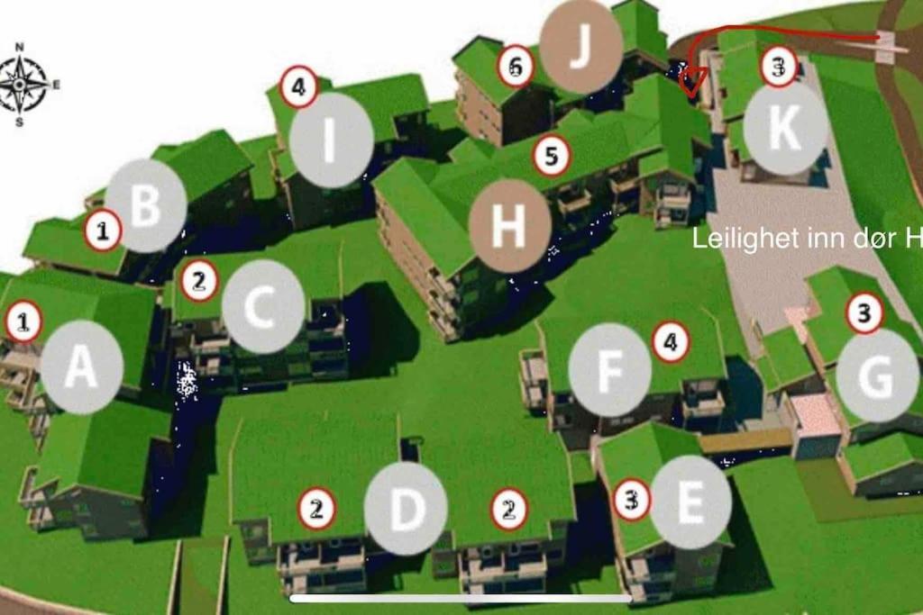 Nice Apartment On Geilotunet, Close To City Center Екстериор снимка